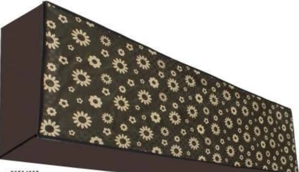 Multicolor PVC Printed 2 Ton AC Cover For Split - 2 Ton, Green, PVC, Pack of1